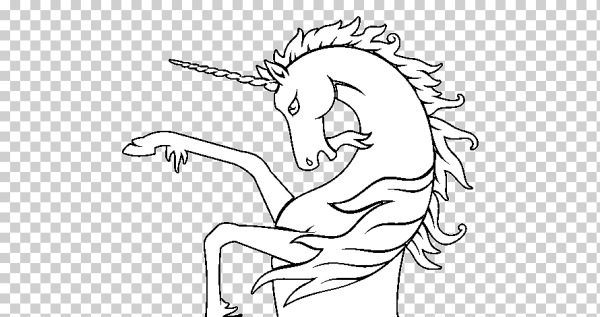 Раскраски Единорог крутой