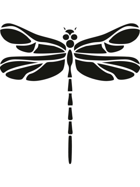 Стрекоза раскраска