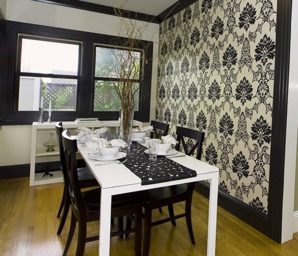 Расцветка обоев для кухни