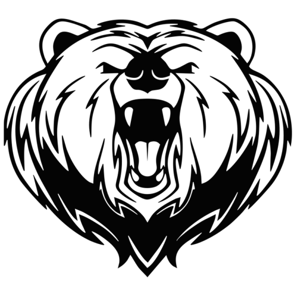Голова медведя вектор
