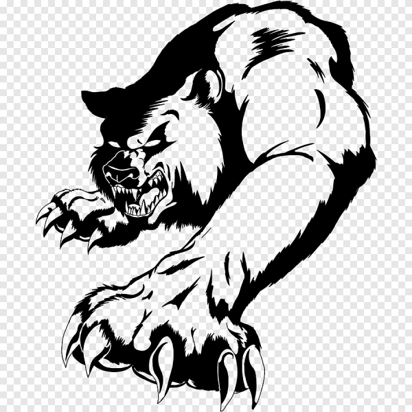 Векторное изображение оборотня