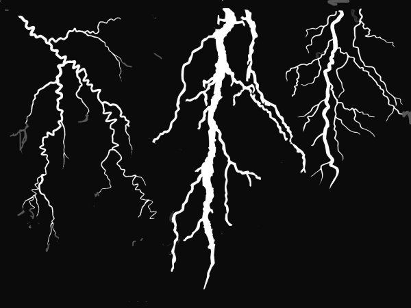 Молния узор