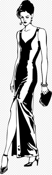 Векторный эскиз девушка