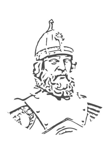 Ермак Тимофеевич рисунок карандашом