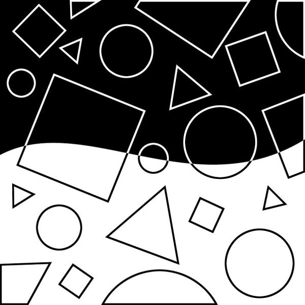 Силуэты геометрических фигур