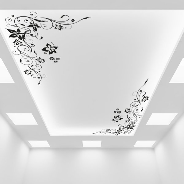 Подвесные потолки с узорами