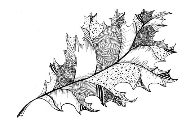 Листья в графике