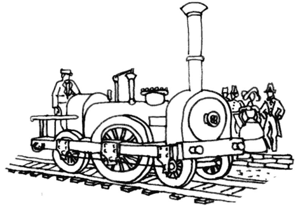 Паровоз Векторная Графика