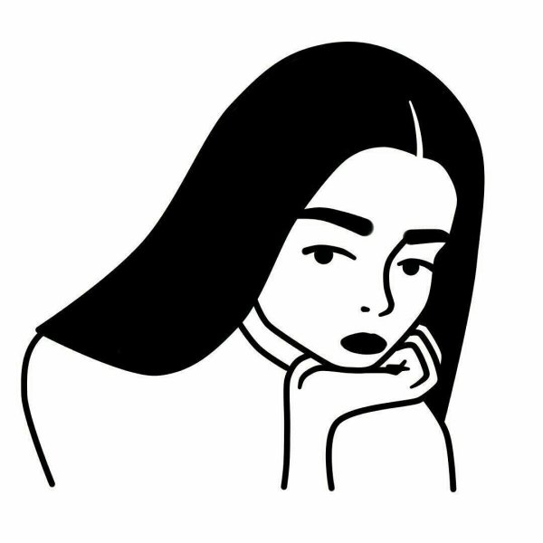 Рисунки для срисовки черно белые грустные