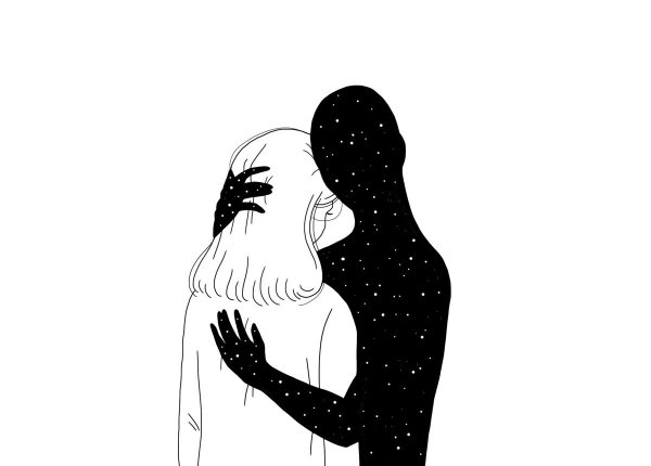 Объятия рисунок