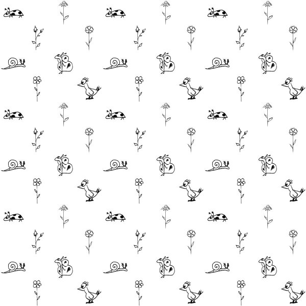 Упаковочная бумага черно белая