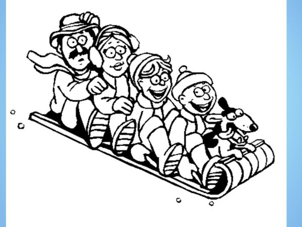 Велосипед раскраска для детей