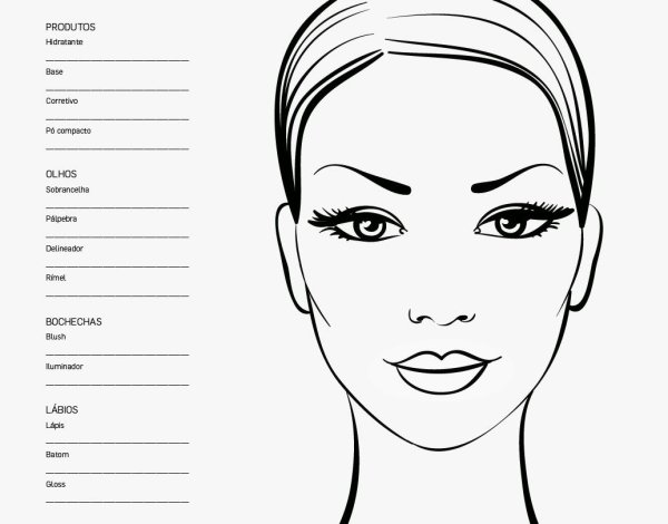Face Chart для визажистов