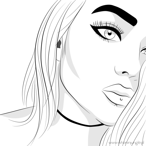 Лицо чтобы нарисовать макияж