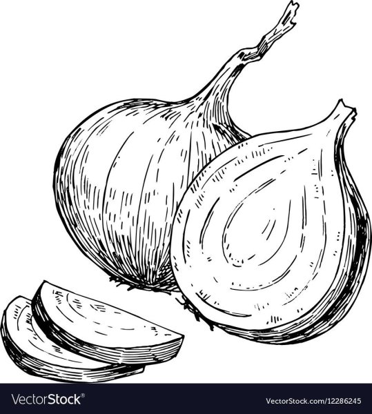 Черно белый лук