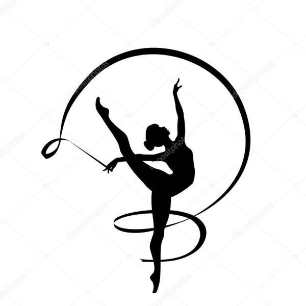 Силуэт гимнастки