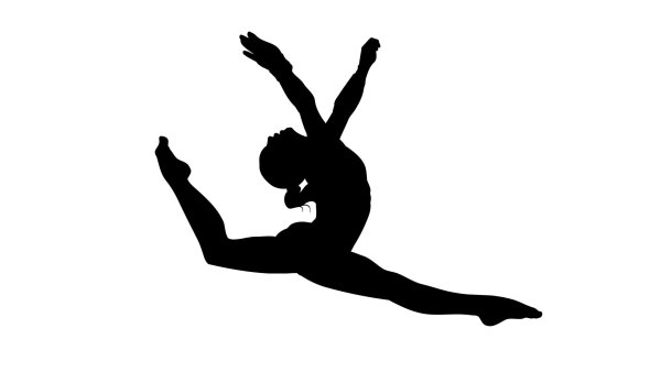 Гимнаст силуэт