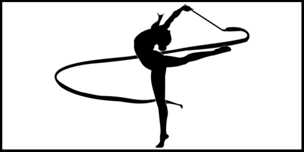 Силуэт гимнастки