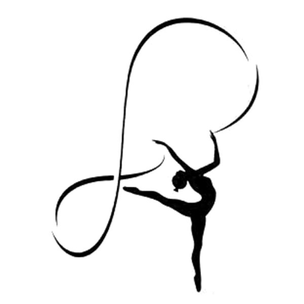 Спортивная гимнастика силуэт