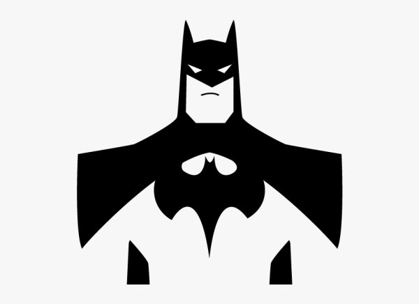 Бэтмен черно белый