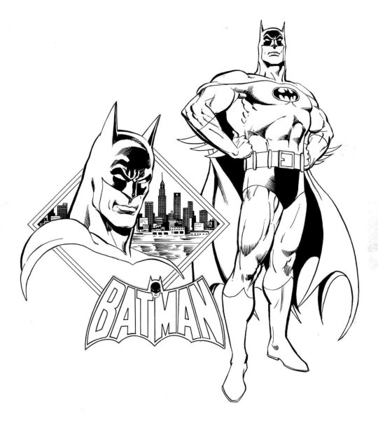 Распечатка комикса Бэтмен