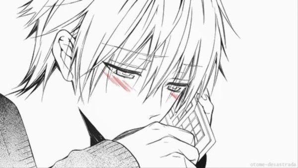 Манга лицо парня