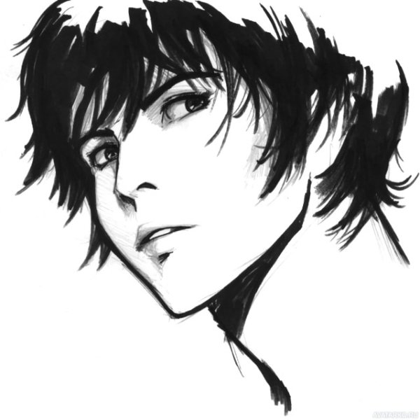 Мультяшные лица парней