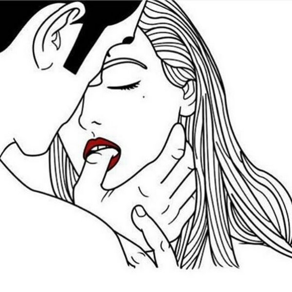 Зарисовки мужчина и женщина