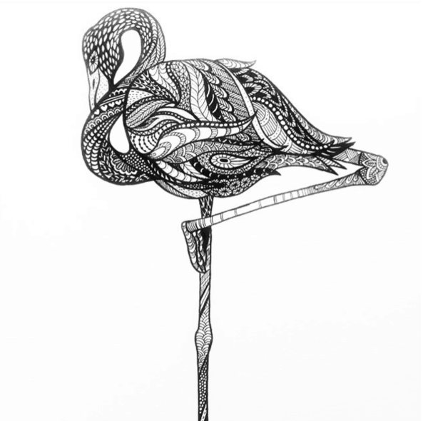 Цветы карандашом необычные