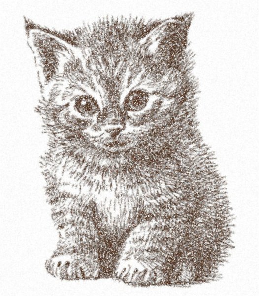 Котенок рисунок