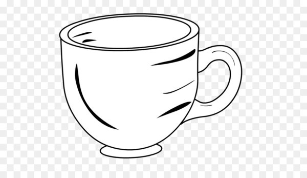 Чашка раскраска для детей