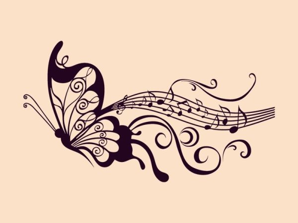 Красивые музыкальные узоры