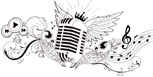 Узор из нот