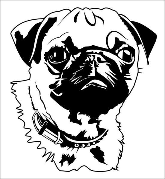 Мопс для выжигания