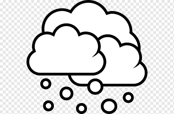 Облако с дождем раскраска