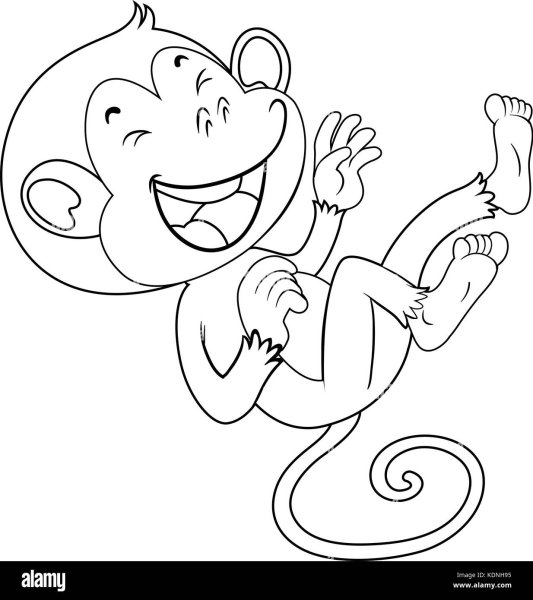 Раскраска басни Крылова мартышка и очки