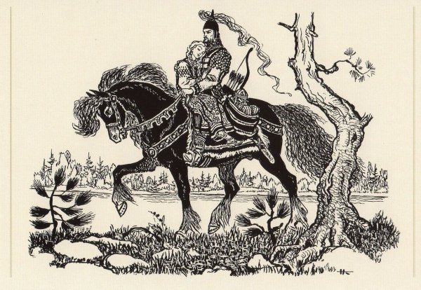 Николай Кочергин иллюстрации Руслан и Людмила