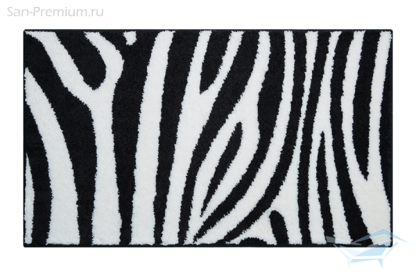 Коврик Ridder Zebra 711300 90х60 черно-белый