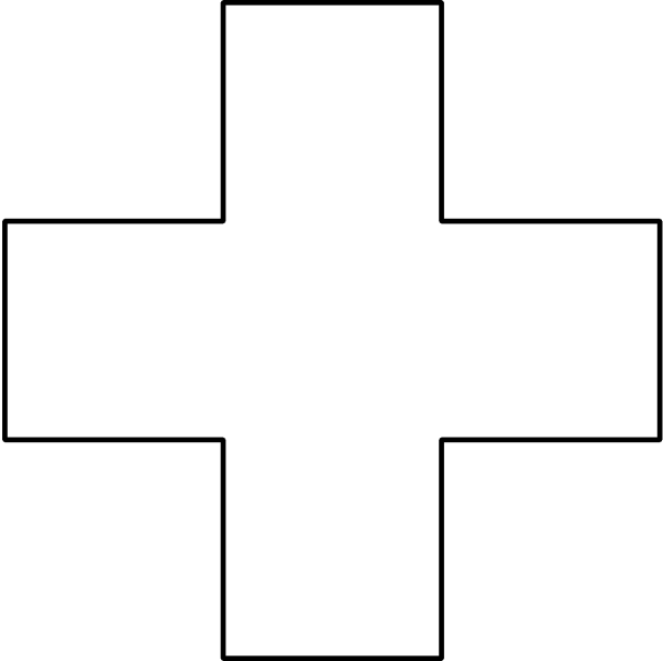 Белый крест