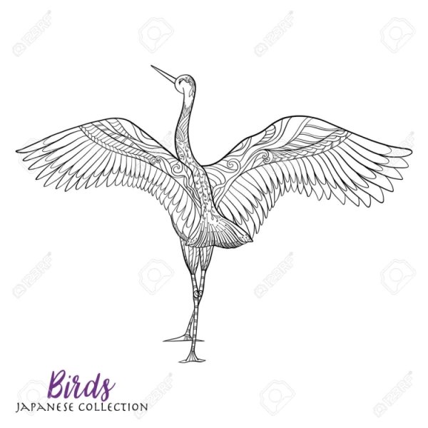 Антистресс журавлей