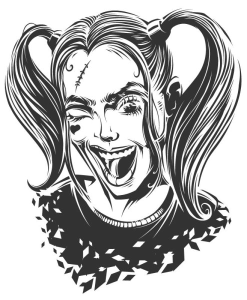 Харли Квинн вектор