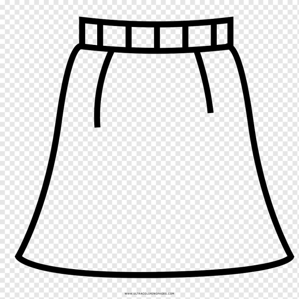 Юбка раскраска