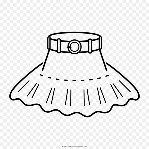 Юбка раскраска