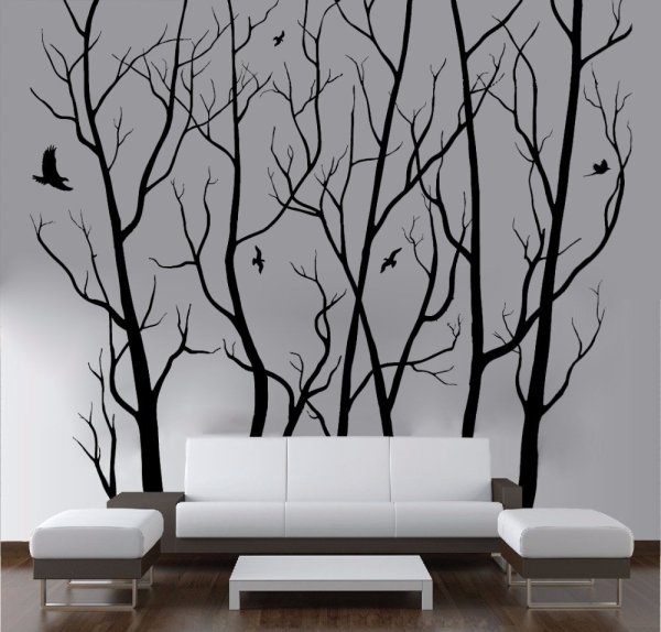 Дерево в интерьере