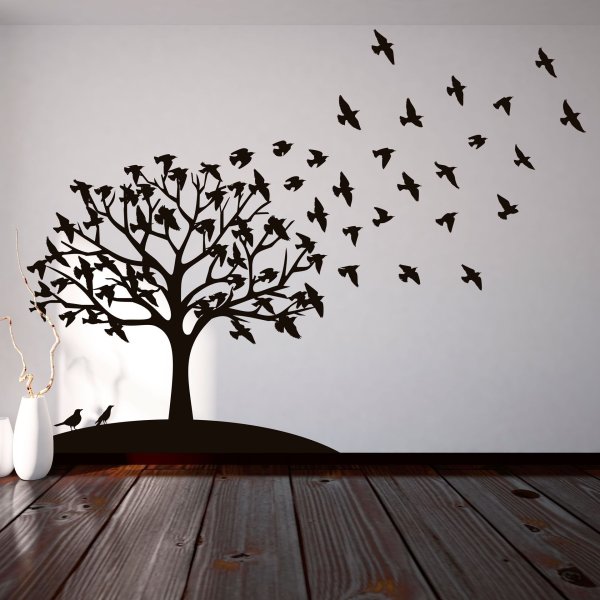 Декоративное дерево на стену