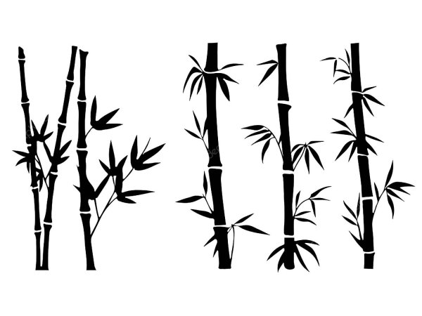 Стебель бамбука вектор