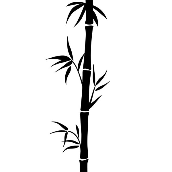 Бамбук силуэт