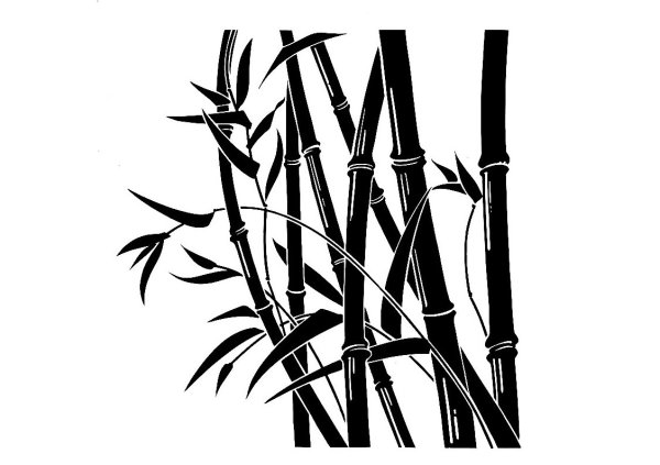 Векторный бамбук