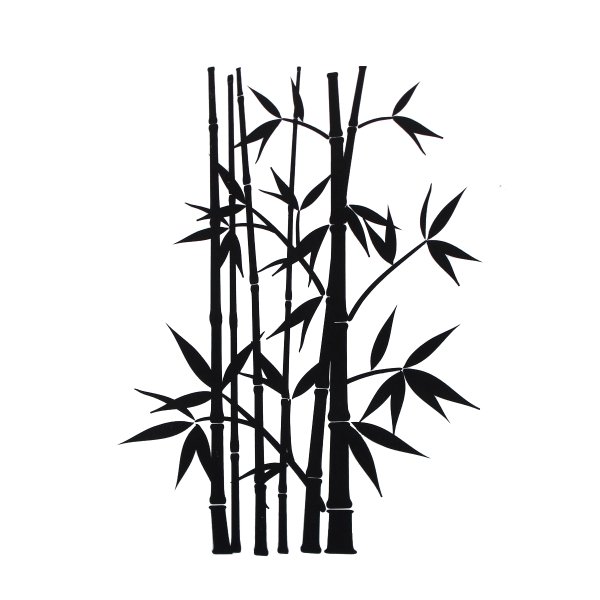 Трафарет бамбук