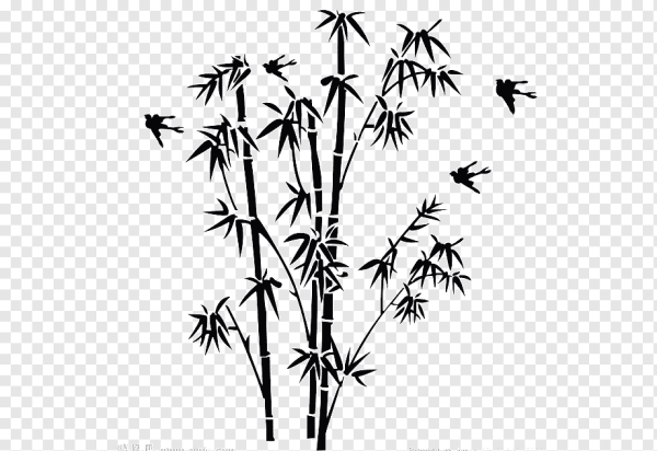 Бамбук силуэт